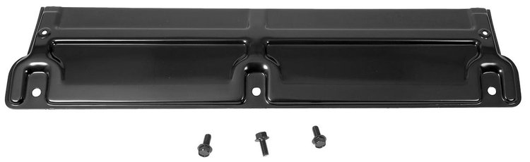 CH32862 Top Plate, Radiator, 1968-72 Chevrolet/El Camino/Monte, Black, 3- Hole