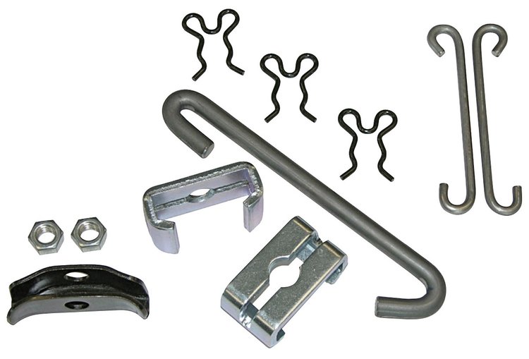 CH32972 Hardware, Parking Brake Cable, 1964-67 CH/EC, PG/TH350/Manual, 11pc
