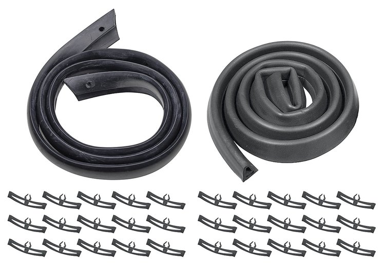 CH33345 Seal Kit, Hood to Cowl, 1968-69 Chevelle/El Camino, w/Clips, Foam Lower