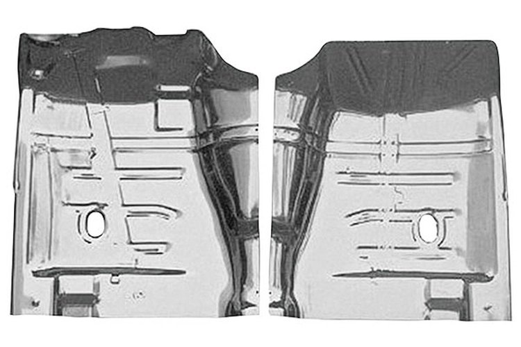 CH33437-PRFT Front Floor Pans Fits Select 1964-1967 Buick, Chevrolet, Olds and Pontiac [Left/Driver & Right/Passenger Sides]
