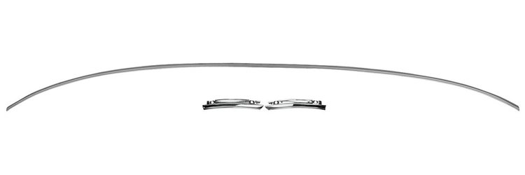 CH35548 Molding Kit, RR Hood & Fender, 1968-69 Chvll/EC All, 1970-72 Mlbu/EC/MC Non-Cowl
