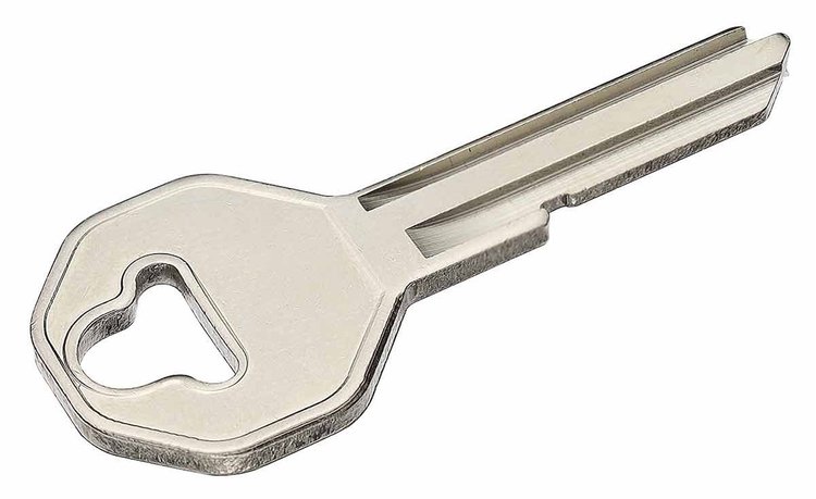 CH35886 Key Blank, 1959-66, Octagon, without GM Logo