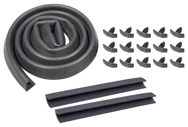 CH36656 Seal Kit, Hood to Cowl, 1970-72 Chevelle/El Camino SS, w/Clips, Foam Lower
