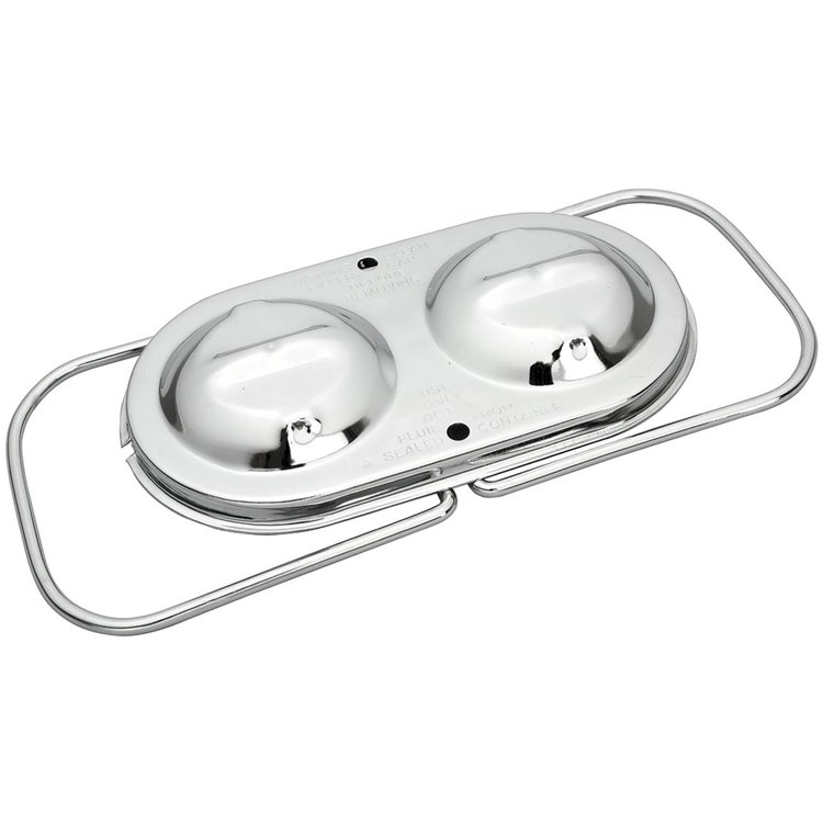 Cover Master Cylinder 1967-72 GM Double Bale Chrome