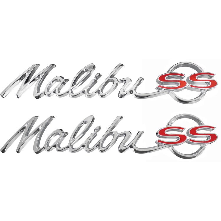 Emblem Rear Quarter Panel 1964 Malibu SS