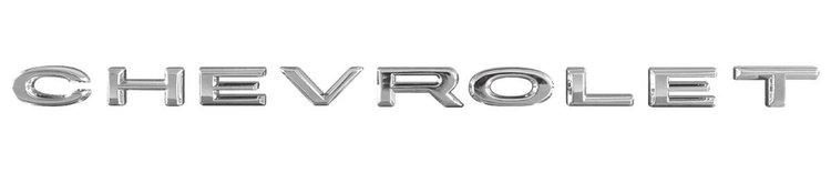 "Chevrolet" Trunk Lid or Tailgate Emblem 1964-1965 Chevelle