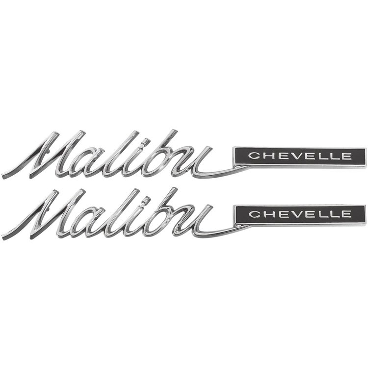 Emblem Rear Quarter Panel 1965 Malibu