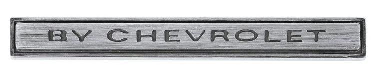"By Chevrolet" Header Panel Emblem 1969 Chevelle