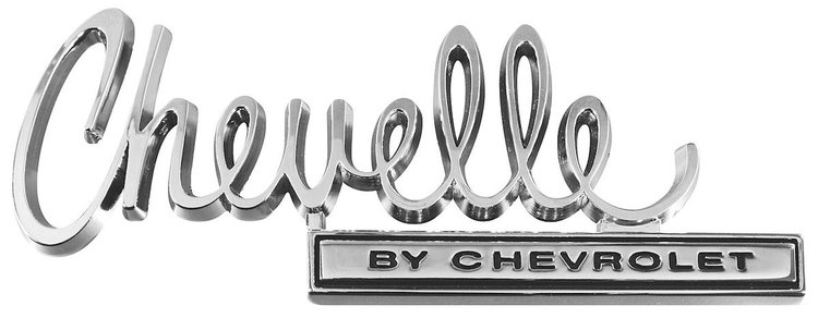 Emblem Trunk Lid 1970 Chevelle By Chevrolet