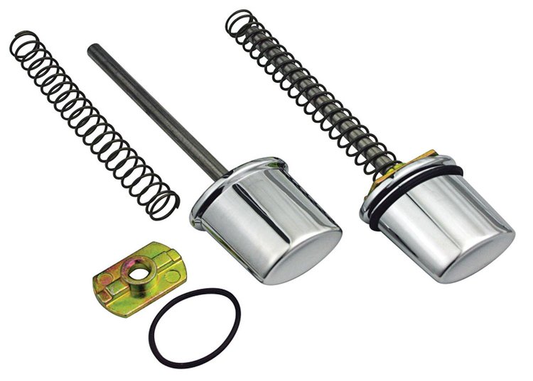 Exterior Door Handle Pushbutton Kit Fits Select 1960-1972 Buick, Chevrolet, Oldsmobile, Pontiac Models
