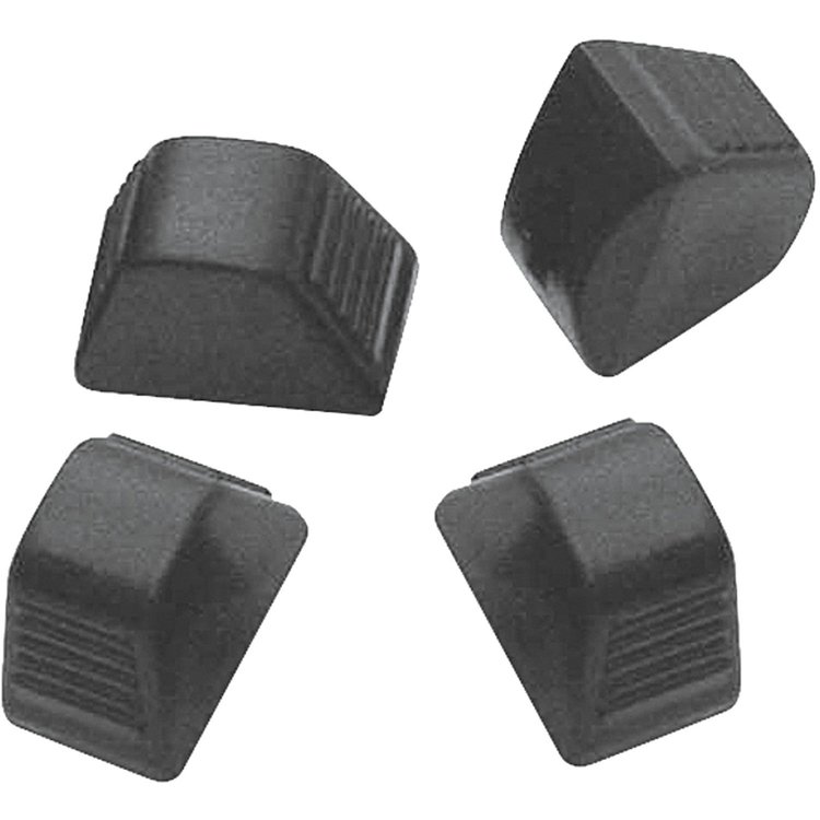 AC Control Knobs 1966-74 CH/EC/MC Black 4pc