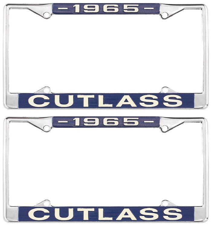 License Plate Frame 1965 Cutlass