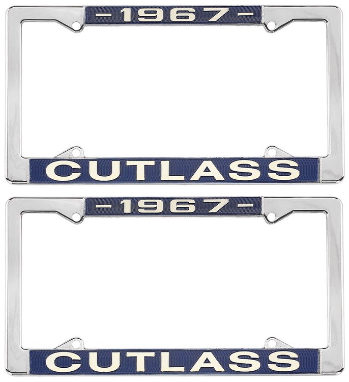 License Plate Frame 1967 Cutlass