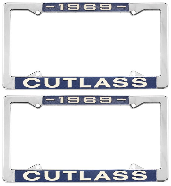 License Plate Frame 1969 Cutlass