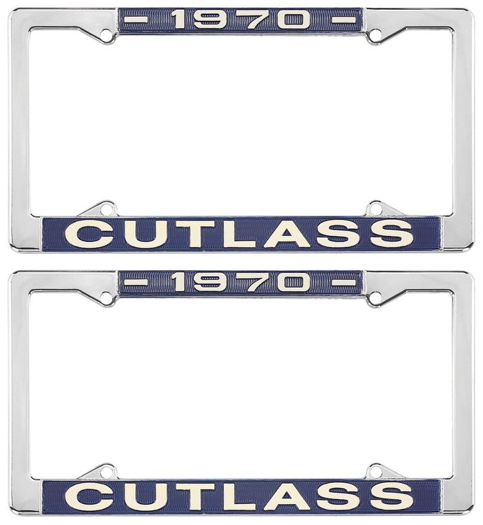 License Plate Frame 1970 Cutlass