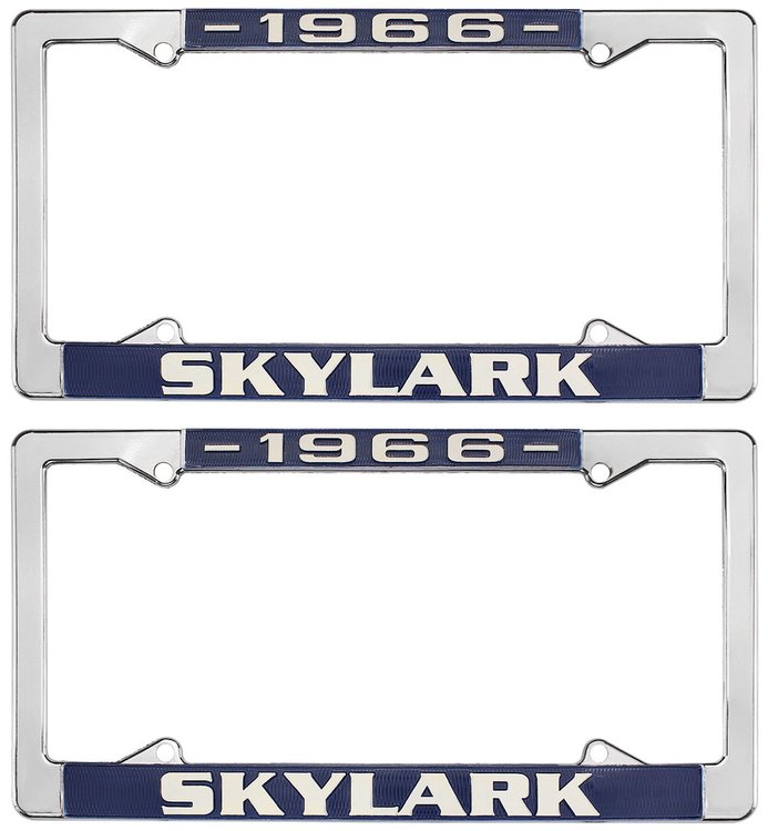 License Plate Frame 1966 Skylark