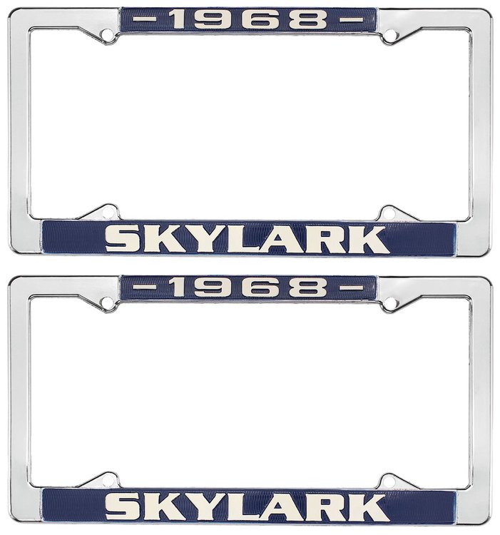 License Plate Frame 1968 Skylark