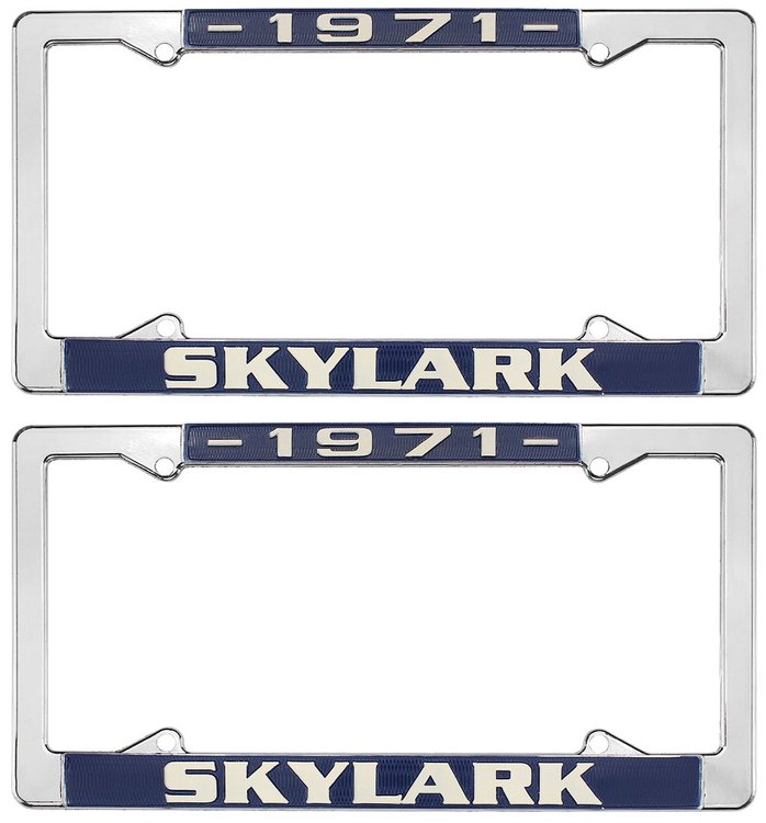 License Plate Frame 1971 Skylark