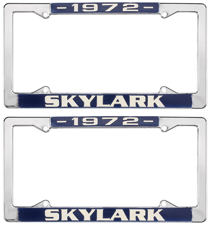 License Plate Frame 1972 Skylark