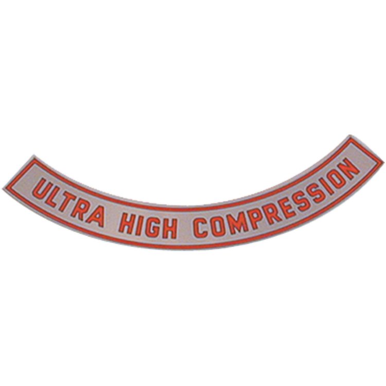 Decal 4BBL Ultra High Compression