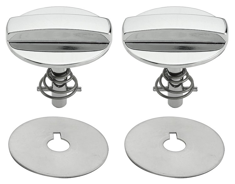 CT20118-PR Hood Lock, 1970-72 Cutlass, Outside Air Induction/W-25, Pair
