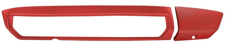 DASH PAD & GB DOOR RED