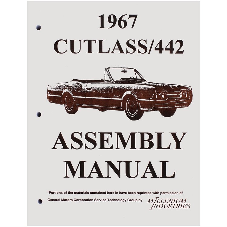 Assembly Manual 1967 Oldsmobile
