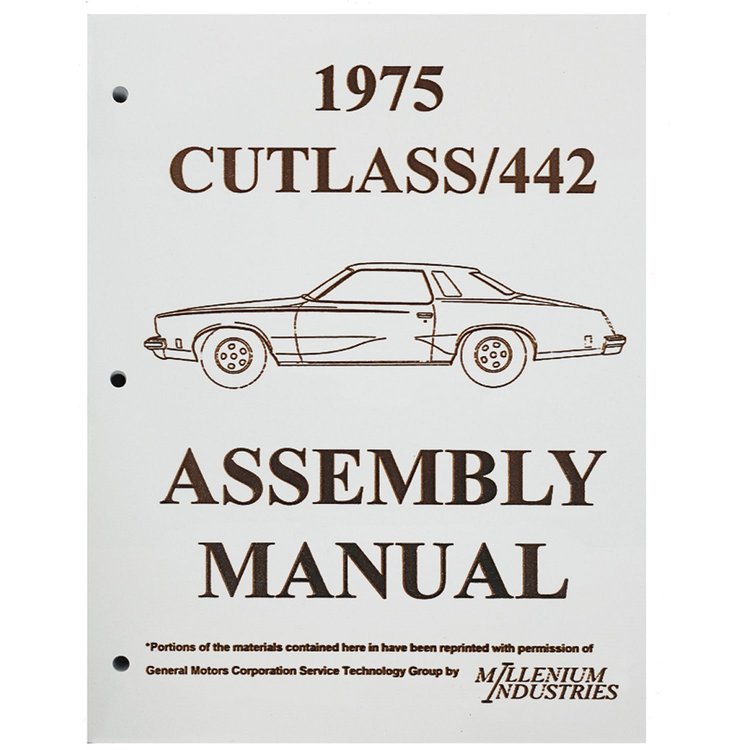 Assembly Manual 1975 Oldsmobile
