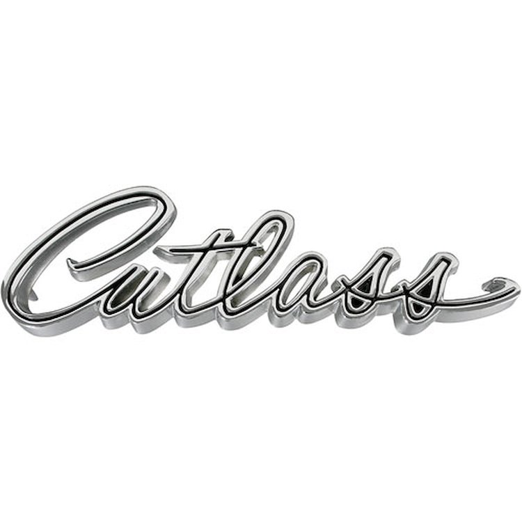 Emblem Fender 1968-69 Cutlass/Supreme Cutlass Script