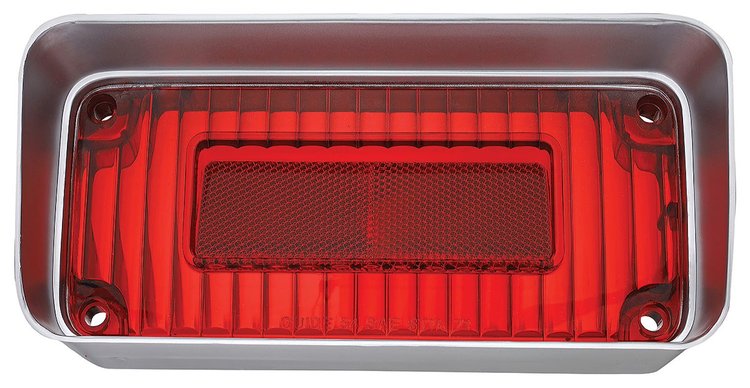 Lens Tail Lamp 1971 Cutlass/442 Lower Outer