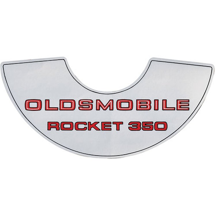 Decal 69-72 Cutlass Air Cleaner Rocket 350 2bbl Small