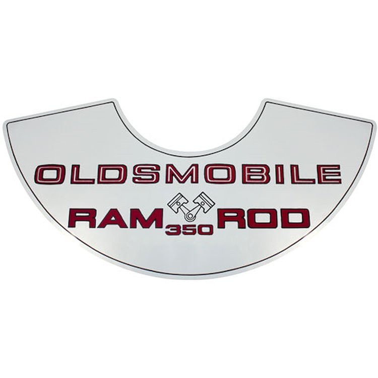 Decal 69 Cutlass Air Cleaner Ram Rod 350