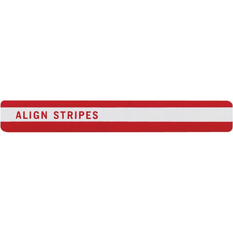 Decal 68-72 Cutlass Radiator Alignment Stripes