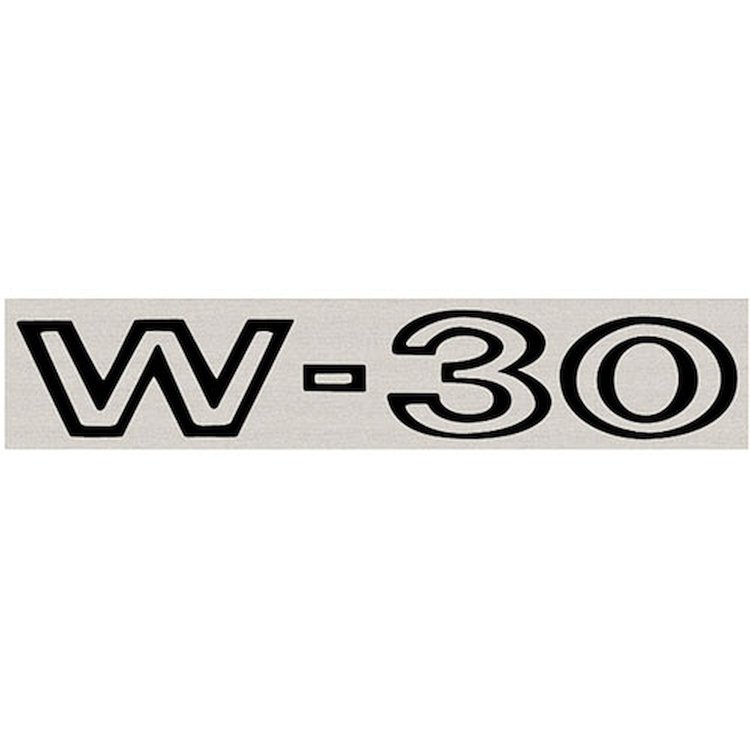 Decal 69 Cutlass Fender W-30 Black
