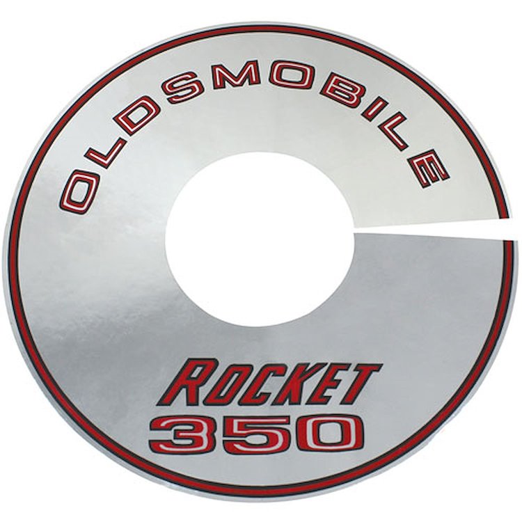 Decal 68 Cutlass Air Cleaner Rocket 350 2bbl 8 Inch Silver