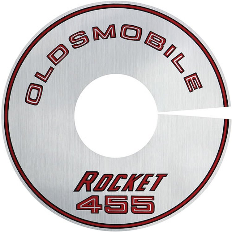 Decal 68 Cutlass Air Cleaner Rocket 455 4bbl 11 Inch Silver