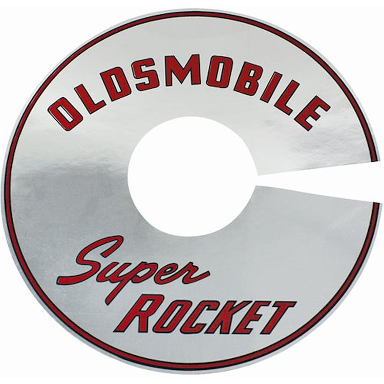 Decal 66 Cutlass Air Cleaner Super Rocket 2bbl 7 1/2 Inch Silver