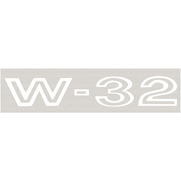 Decal 69 Cutlass Fender W-32 White