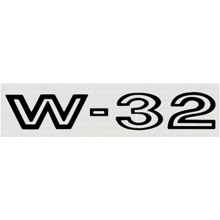 Decal 69 Cutlass Fender W-32 Black