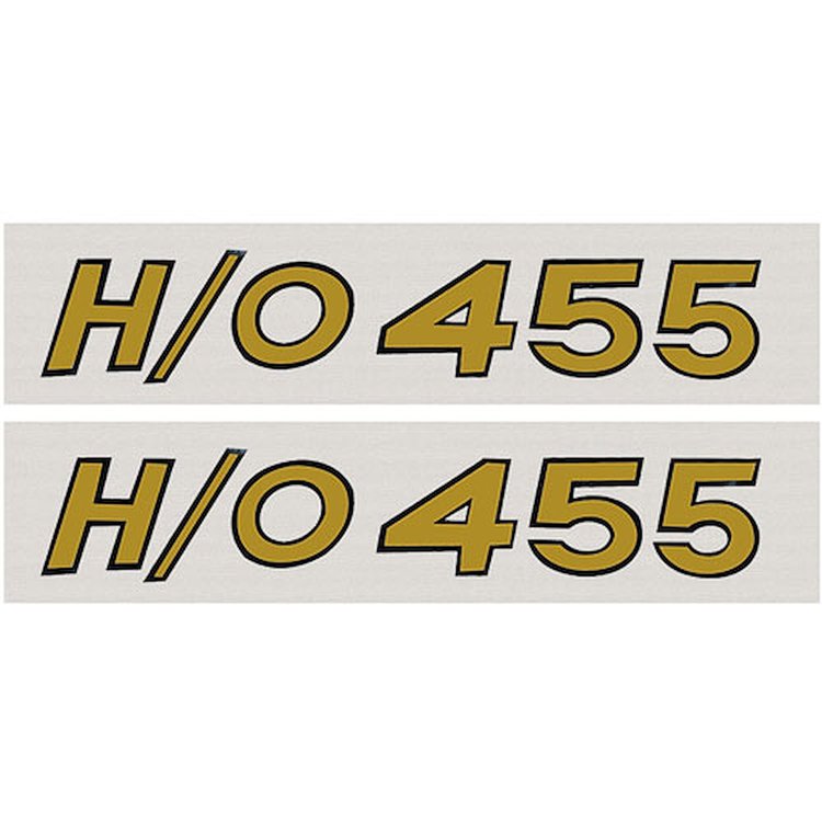Decal 69 Cutlass Hood Scoop Hurst Olds 455