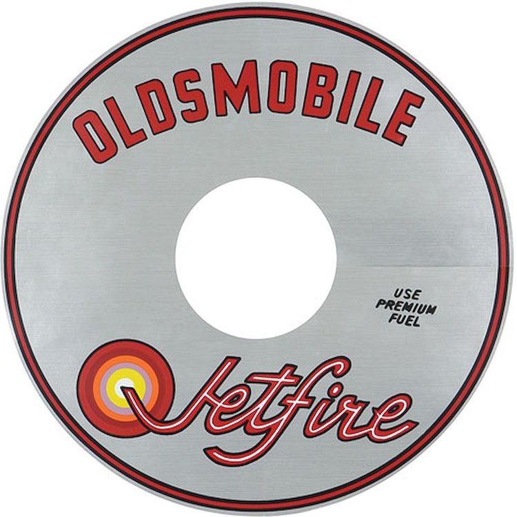 Decal 67 Cutlass Air Cleaner Jetfire 330 4bbl 11 Inch Silver