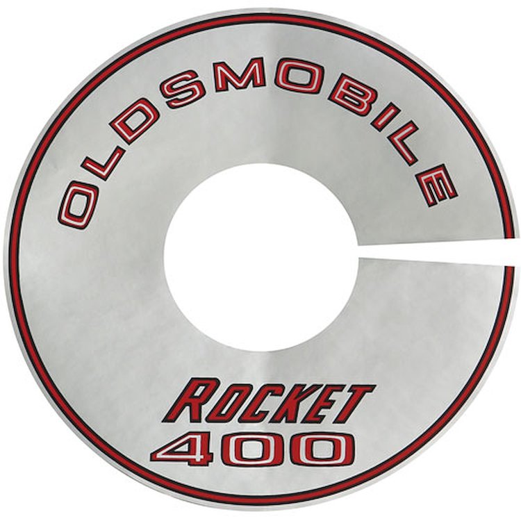Decal 68 Cutlass Air Cleaner Rocket 400 2bbl 8 Inch Silver