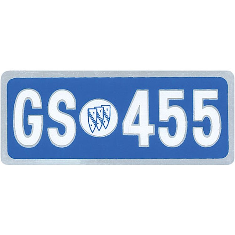Decal Valve Cover 1973-74 Riviera/GS 455 Large