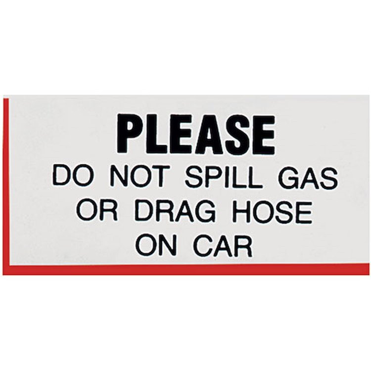 Decal 64 GTO Tempest Lemans Fuel Door