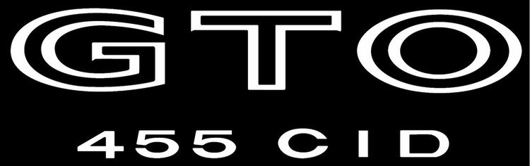 Body Decal 1970-73 GTO 455