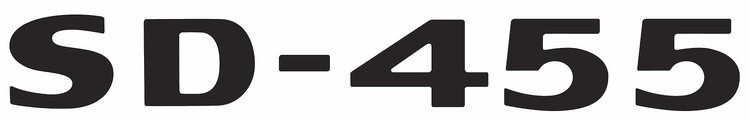 Decal 73 Pontiac Hood Scoop SD 455 Black