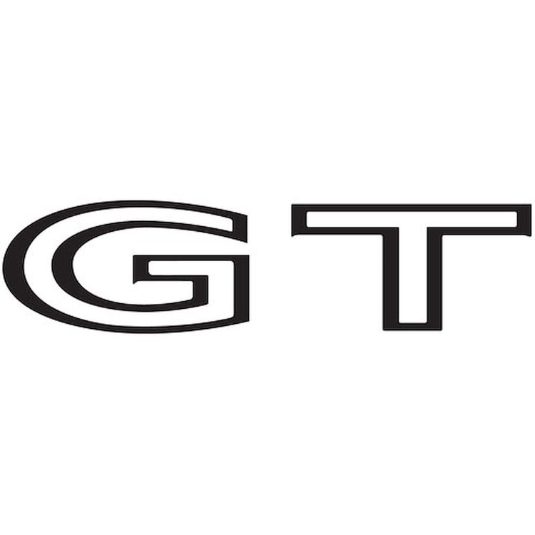 Decal 73-74 Lemans Deck Lid GT Black