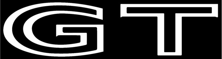 Decal 73-74 Lemans Deck Lid GT White