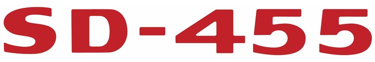 Decal 73 Pontiac Hood Scoop SD 455 Red