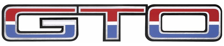 Decal 74 GTO Body GTO Red Blue White